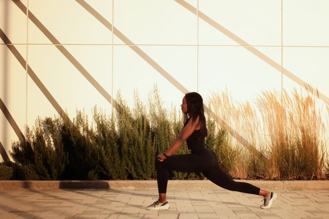 Jane training outdoors